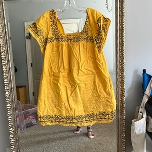 Flowy Yellow Summer Dress